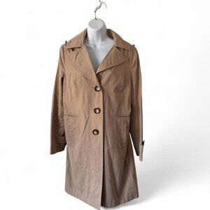 Michael Kors Women's Tan and Cream Coat